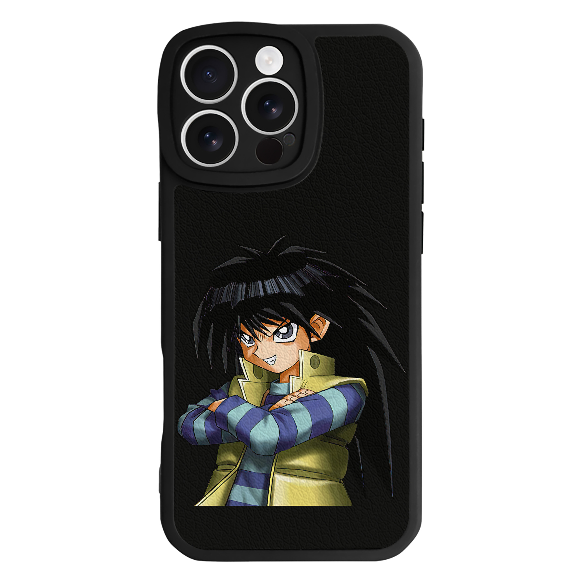 遊☆戯☆王 Yu-Gi-Oh! 【iPhone 16シリーズ対応】シリコンスマホケース（レザー調） 材質：シリコン